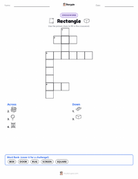 Rectangle printable worksheet preview