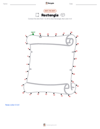 Rectangle printable worksheet preview