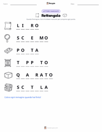 Anteprima della scheda stampabile di Rettangolo
