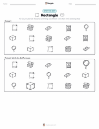 Rectangle printable worksheet preview