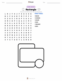 Rectangle printable worksheet preview