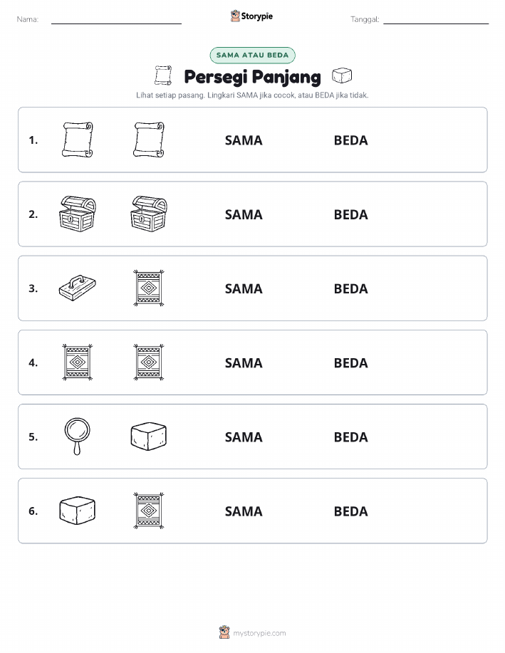 Sama atau Berbeda