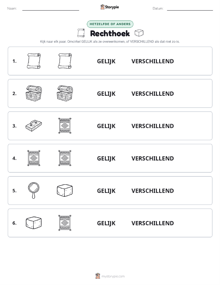 Zelfde of Verschillend