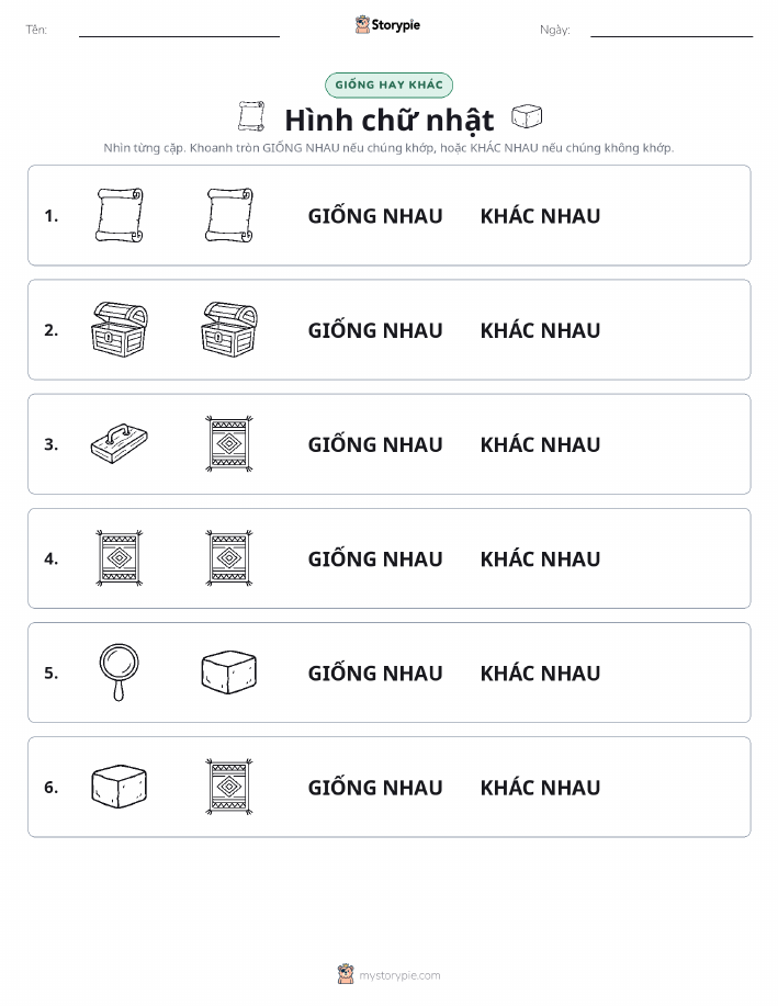 Giống Hay Khác