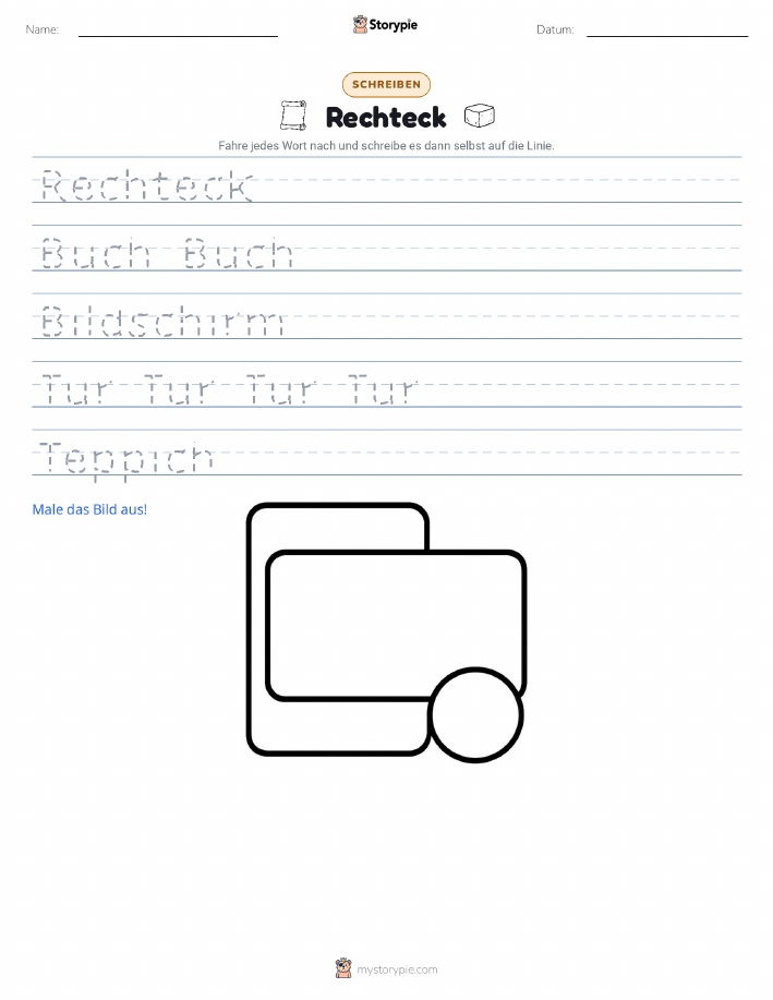 Schreibübung