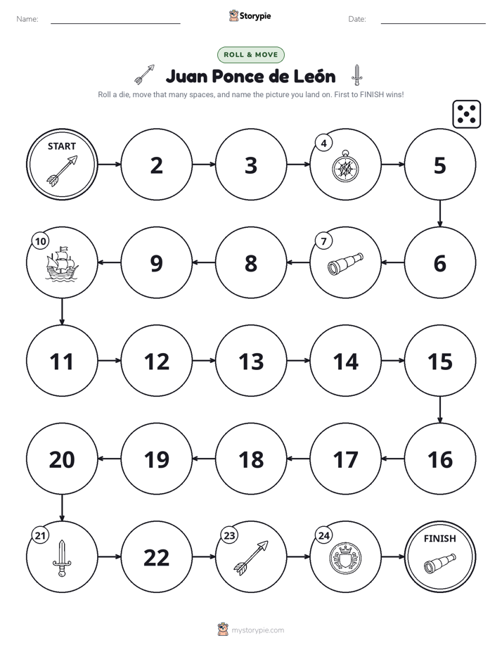 Roll & Move Game