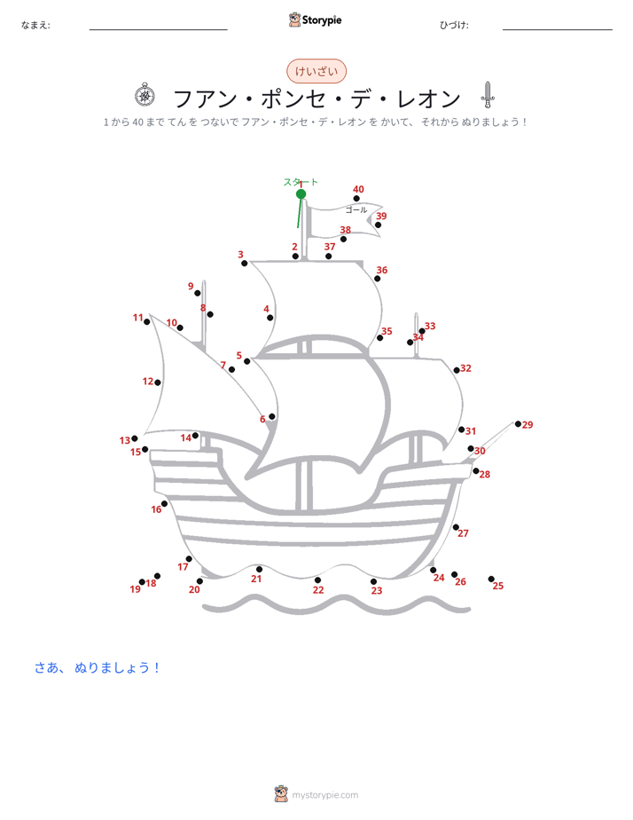 点つなぎ