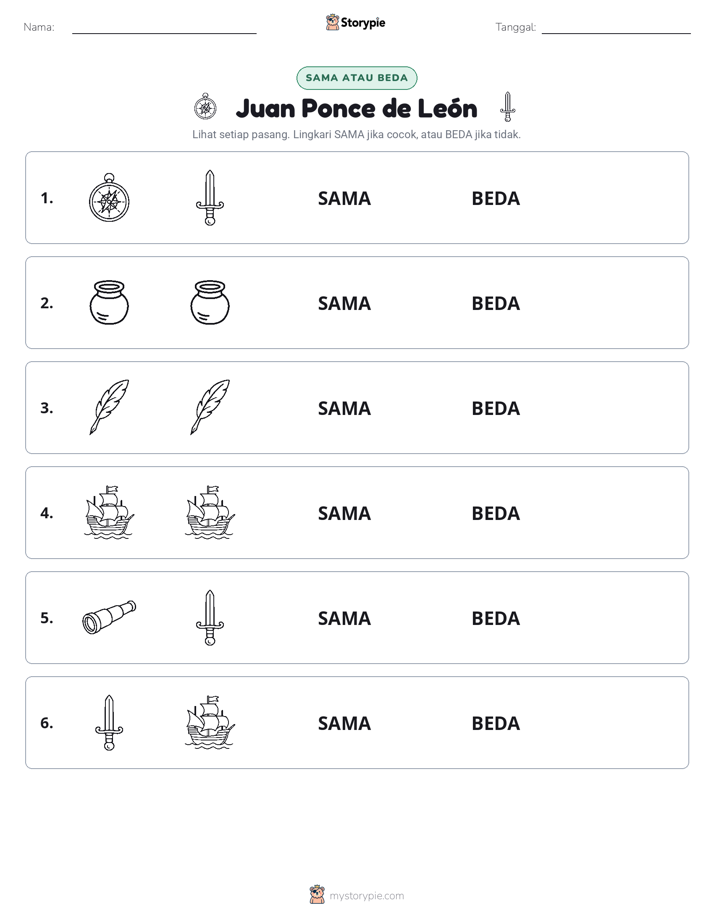Sama atau Berbeda