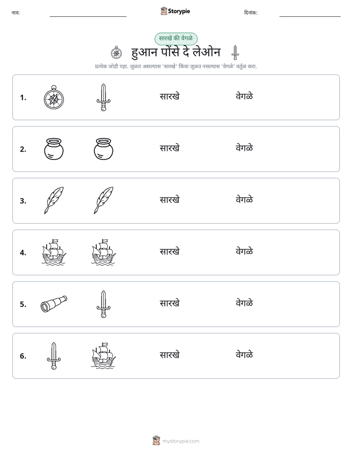 समान की भिन्न