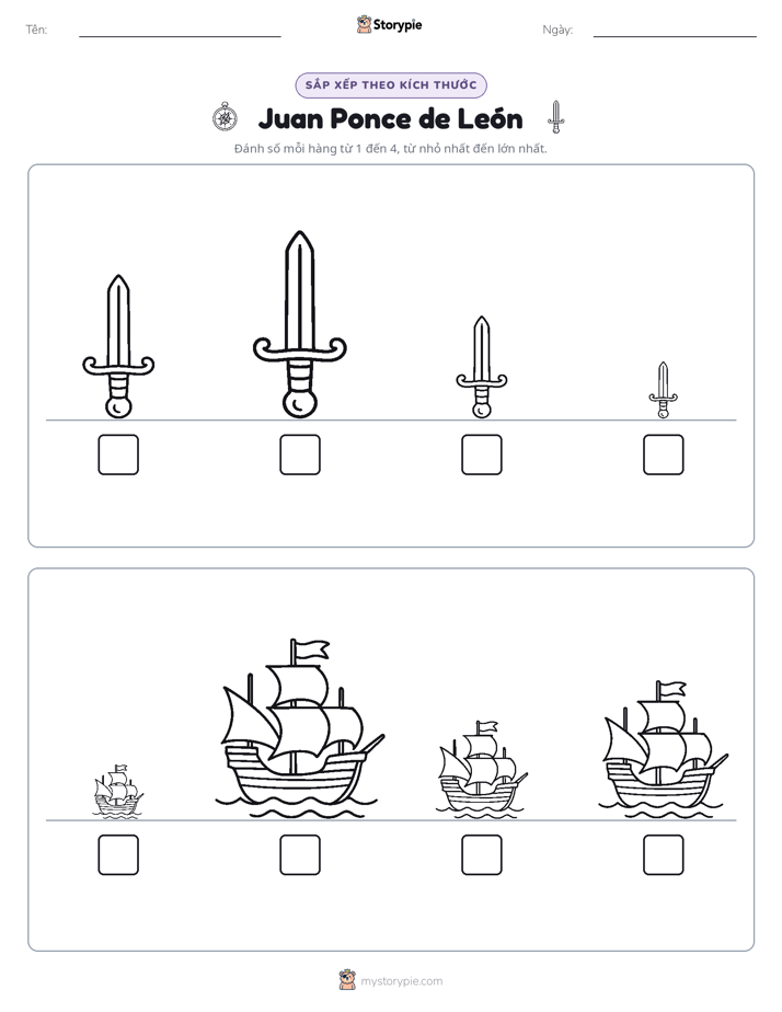 Thứ Tự Kích Thước