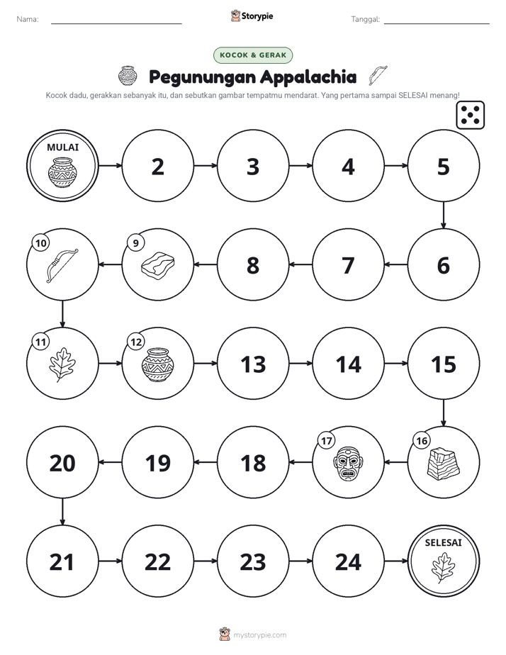 Permainan Gulung & Pindah