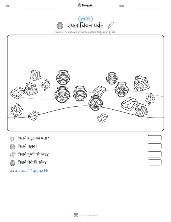 गिनती दृश्य