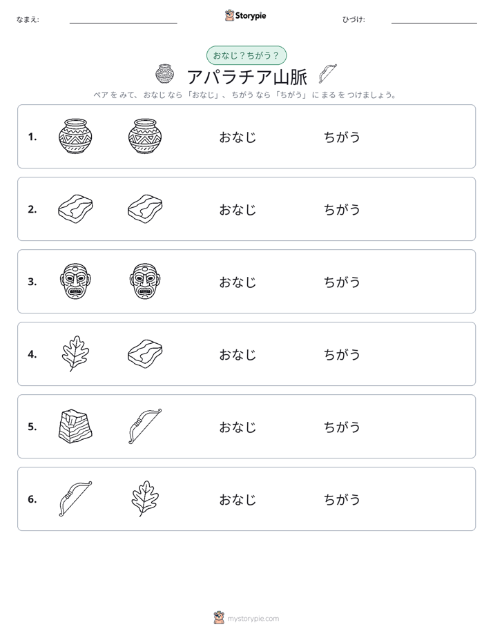 同じか違うか