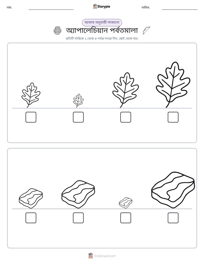 আকারের ক্রম