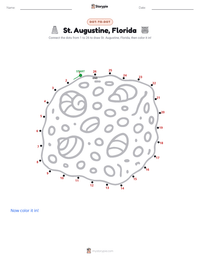 St. Augustine, Florida printable worksheet preview