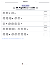 St. Augustine, Florida printable worksheet preview
