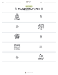 St. Augustine, Florida printable worksheet preview