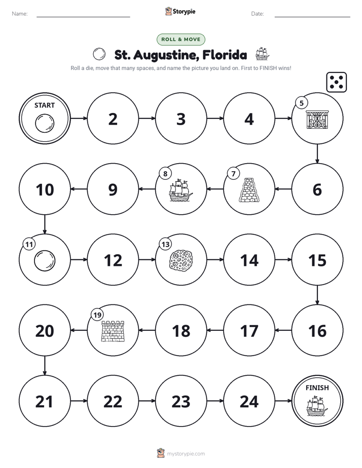 Roll & Move Game