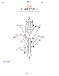 中西部（美国） 可打印工作表预览