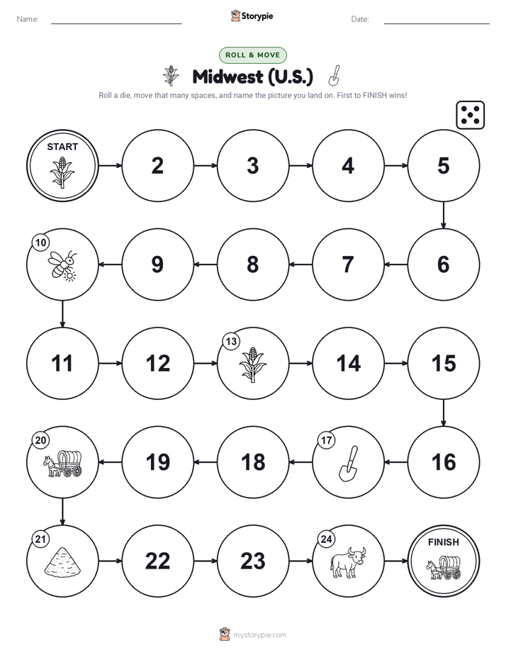 Roll & Move Game