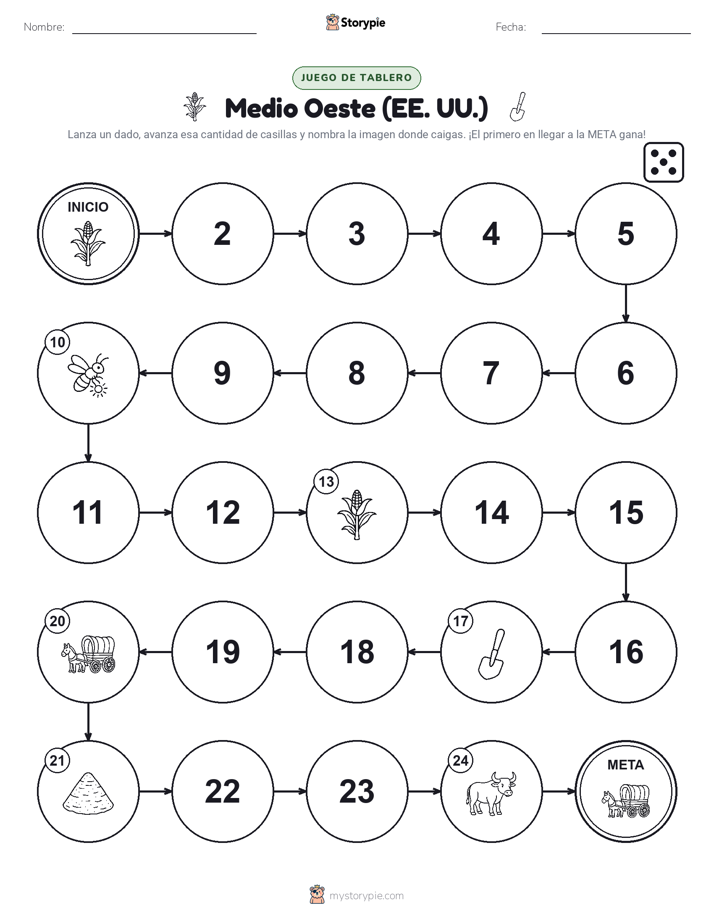 Juego de Rueda y Avanza