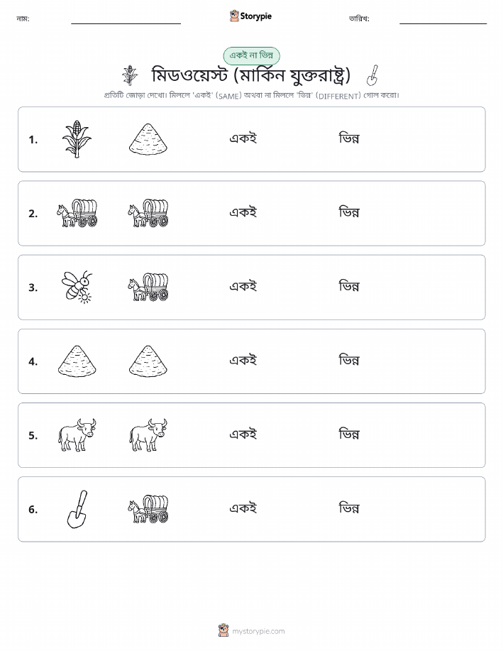 একই বা ভিন্ন