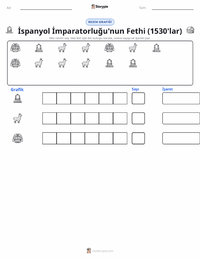 İspanyolların İnka İmparatorluğu'nu Fethi yazdırılabilir çalışma sayfası önizlemesi