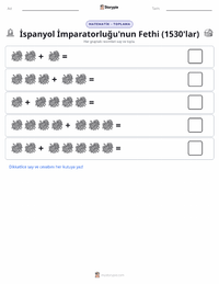 İspanyolların İnka İmparatorluğu'nu Fethi yazdırılabilir çalışma sayfası önizlemesi