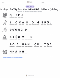 Xem trước tài liệu in sẵn Cuộc chinh phạt của Tây Ban Nha đối với Đế chế Inca