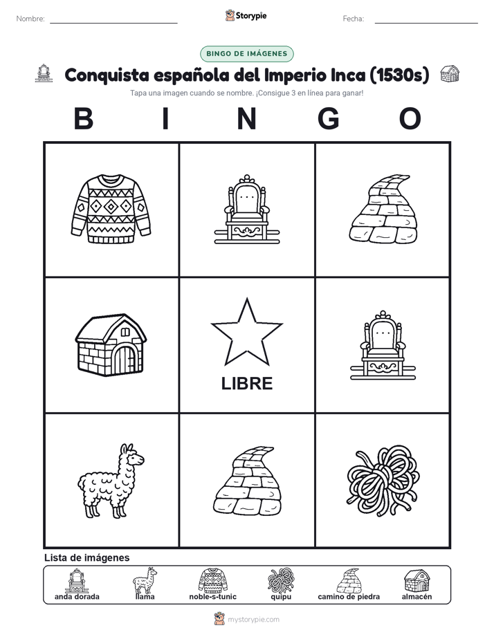 Bingo de Imágenes