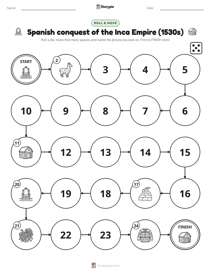Roll & Move Game