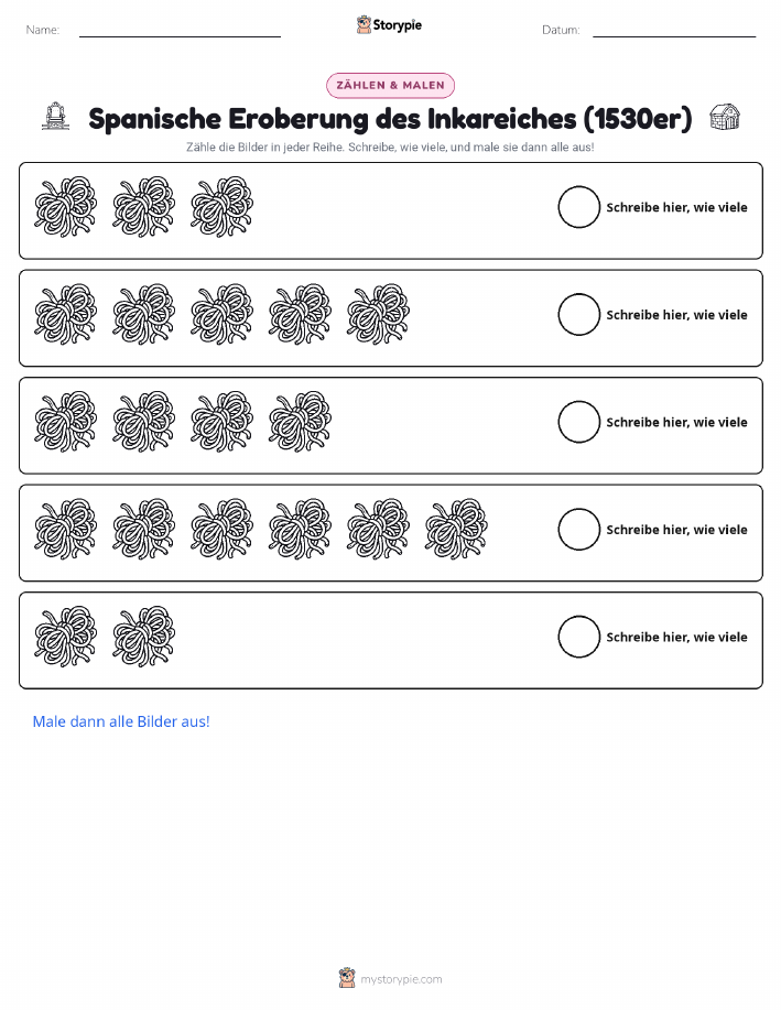 Zählen & Ausmalen