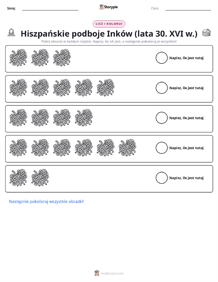 Liczenie i Kolorowanie