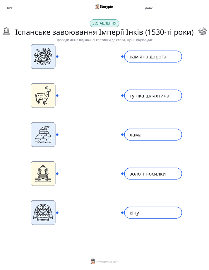 Відповідність малюнків