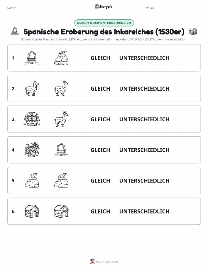 Gleich oder Anders