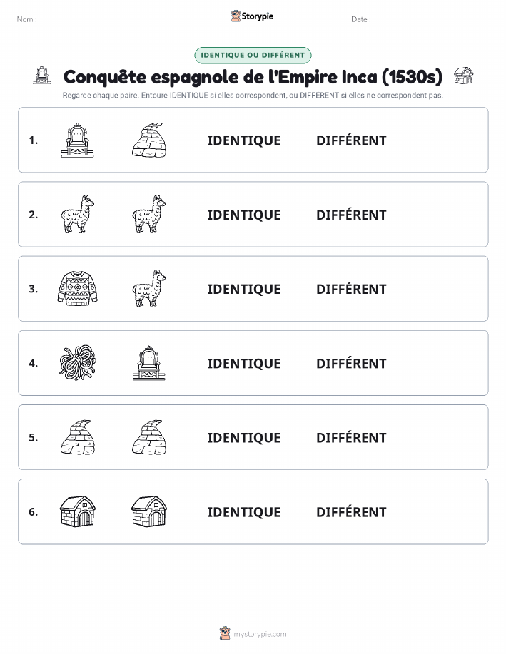 Identique ou Différent