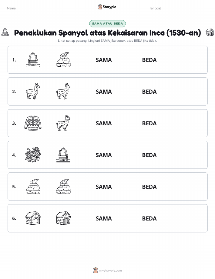 Sama atau Berbeda