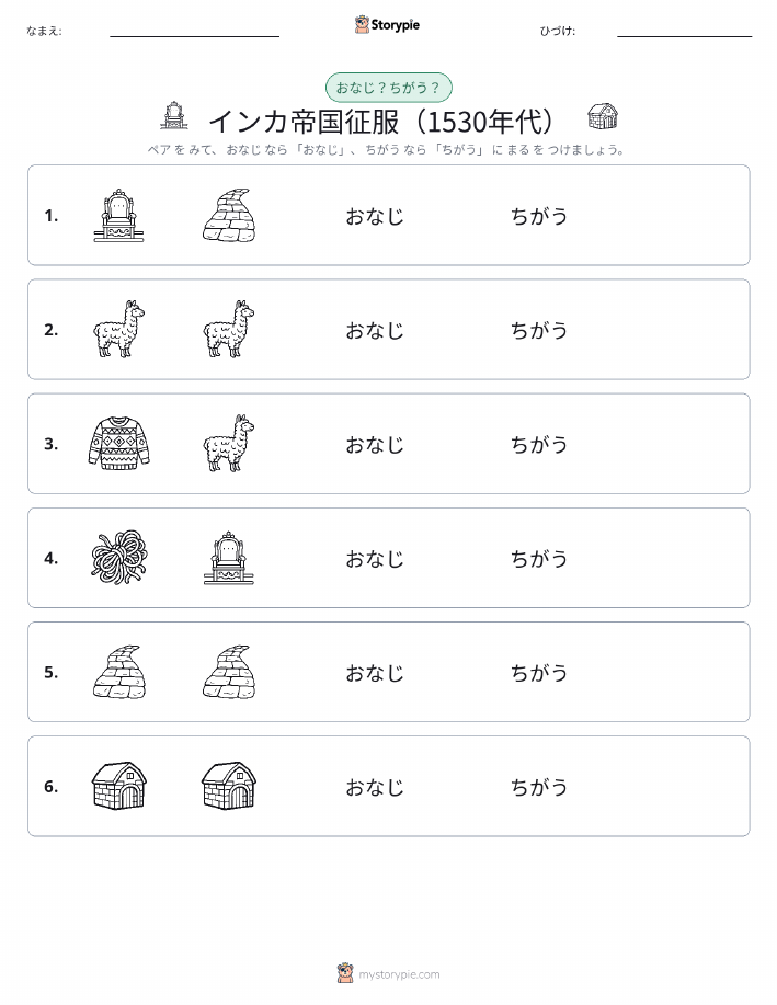 同じか違うか