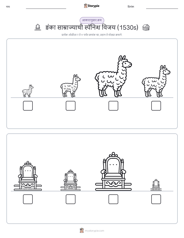 आकार क्रम