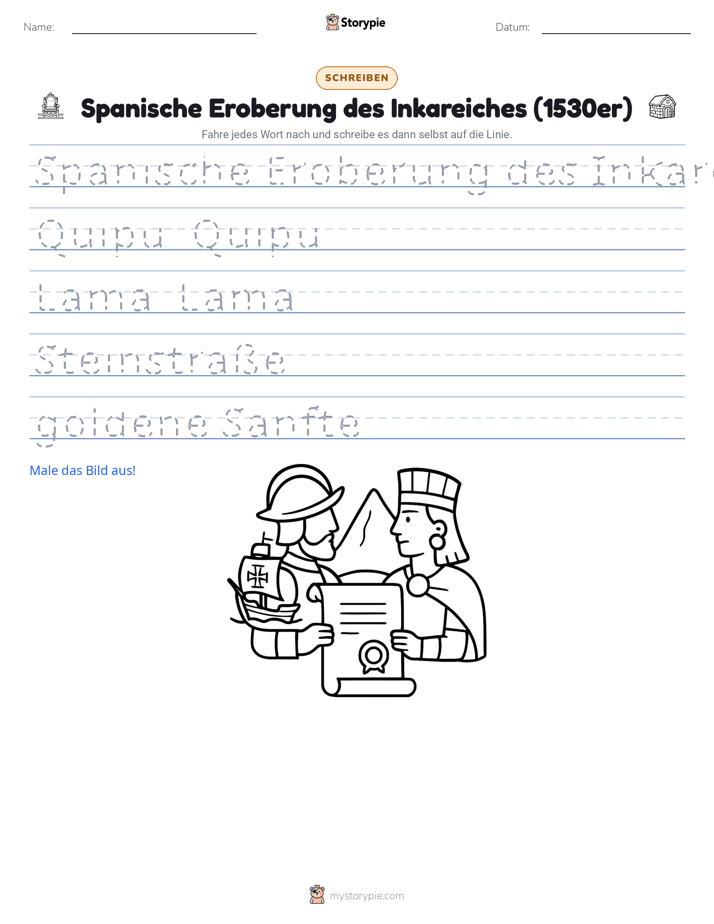 Schreibübung