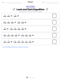 Lewis and Clark Expedition printable worksheet preview