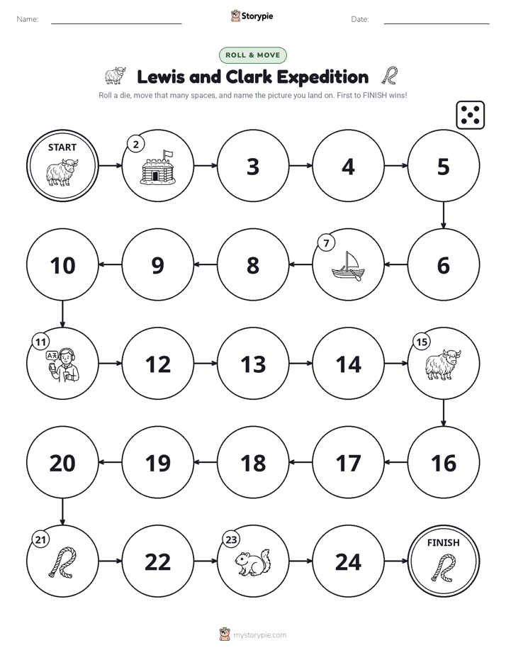 Roll & Move Game
