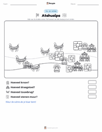 Atahualpa afdrukbare werkblad voorbeeld
