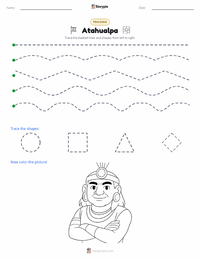Atahualpa printable worksheet preview