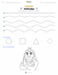 Atahualpa afdrukbare werkblad voorbeeld
