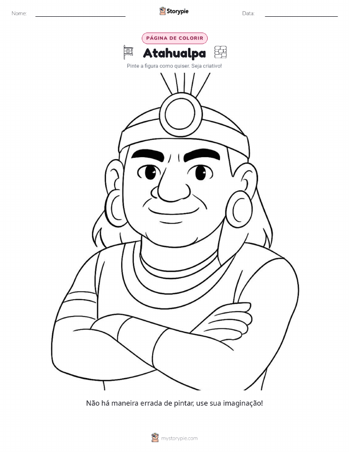 Página para colorir