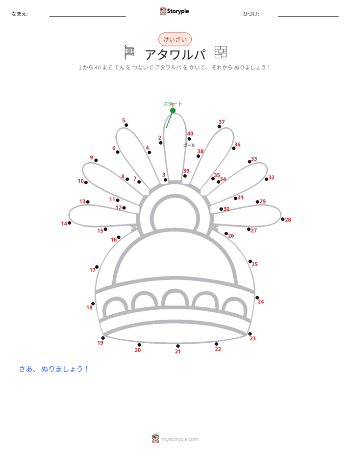 点つなぎ