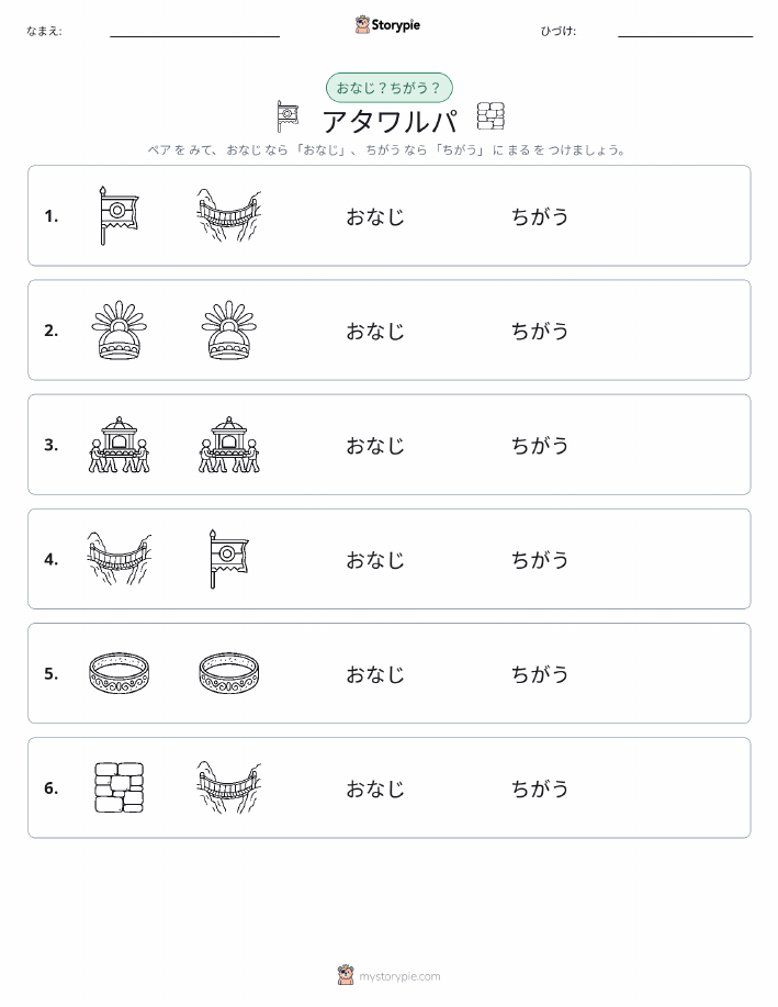 同じか違うか