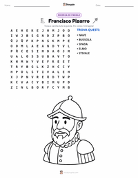 Anteprima della scheda stampabile di Francisco Pizarro