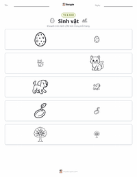 Xem trước tài liệu in sẵn Sinh vật sống